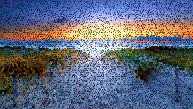 Sunset at the North Sea by Jenco van Zalk