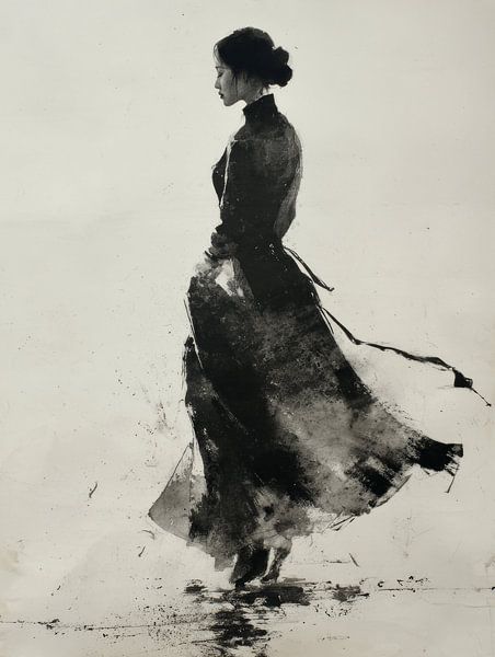 Silent Grace by Japandi Art Studio