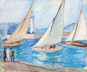 Start Der Regatta Le Midi, St. Tropez (1920s)