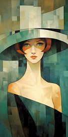 Porträtmalerei von Blickfänger Gemälde