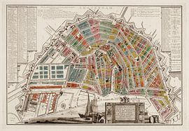 Amsterdam, map 1765 by Atelier Liesjes