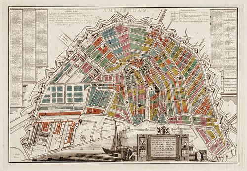 Amsterdam, kaart 1765
