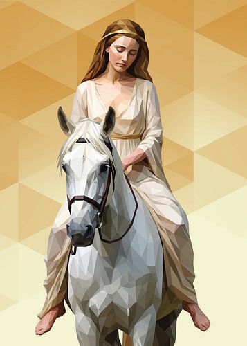 Lady Godiva Low-Poly