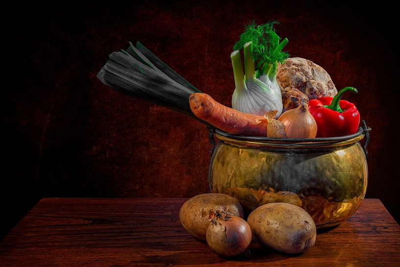 Still life: Vegetables by Carola Schellekens