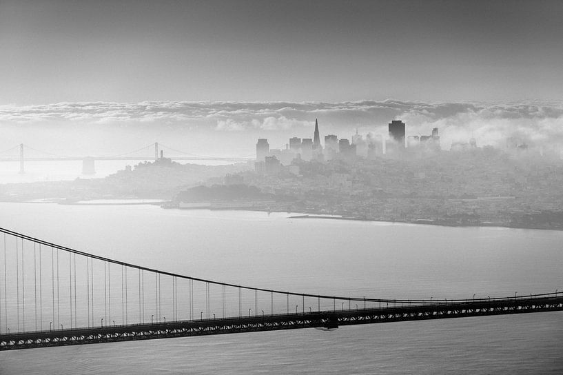 San Francisco derrière le pont par Wim Slootweg