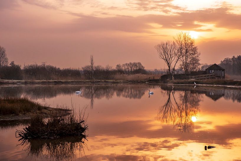 Ruhiger Morgen auf dem Wasser von mavafotografie