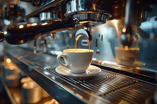 drink a cup of coffee or cappuccino