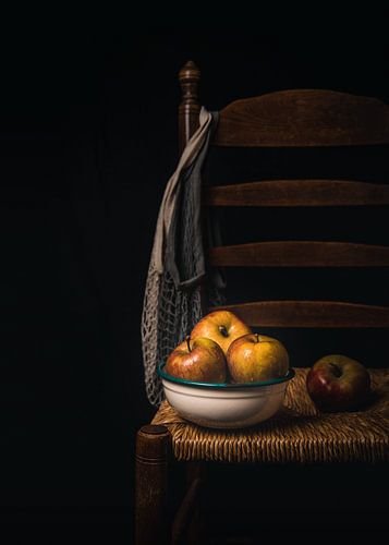 Nature morte de la pomme