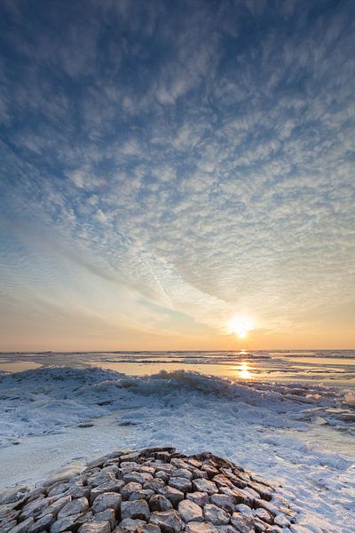 Le froid de l'IJsselmeer par Ron Buist