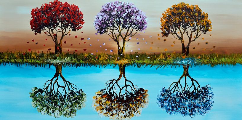Change Of Seasons by Gena Theheartofart