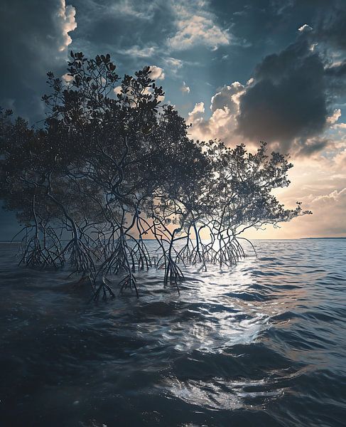 Küstenlandschaft von fernlichtsicht