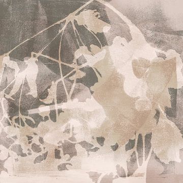 Minimalist abstract in neutral tones by Dina Dankers