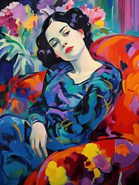 L'auditrice | Inspirée par le fauvisme sur Frank Daske | Foto & Design