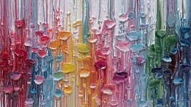 Abstraktes Regenpanorama in Farbe von TheXclusive Art