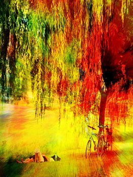 Schlafend unter der Trauerweide / Sleeping Under the Weeping Willow