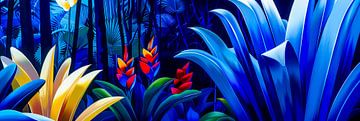 Blue rainforest by May