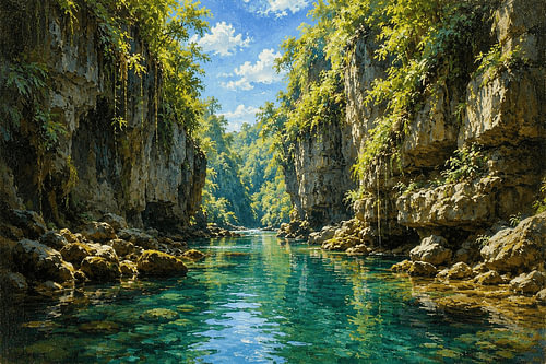 Green Canyon Pangandaran – La rivière émeraude de Java occidental