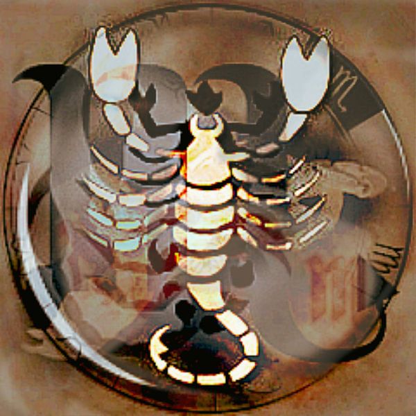 Konstellation Skorpion von Kirsti's Kunst