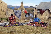 Uros carpet sellers