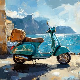 Scooters on the lake by ARTemberaubend