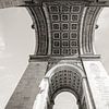 Parijs Arc de Triomphe in perspectief van JPWFoto
