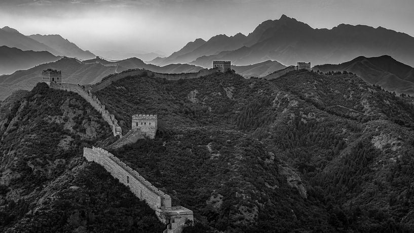 Die Große Mauer bei Jinshanling in China von Roland Brack