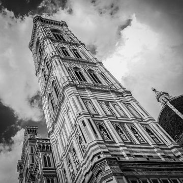 Italië in vierkant zwart wit, Florence