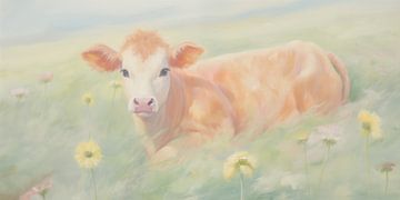 Cow in the Meadow by Whale & Sons