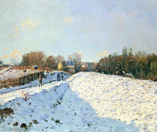 Alfred Sisley,Effect van sneeuw bij Argenteuil