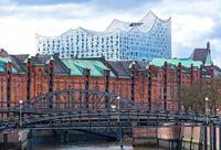 Speicherstadt en Elbphilharmonie in Hamburg