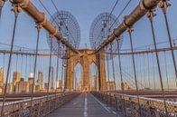Brooklyn Bridge New York von Rene Ladenius Digital Art Miniaturansicht