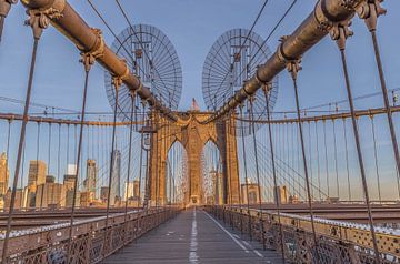 Brooklyn Bridge New York van Rene Ladenius Digital Art