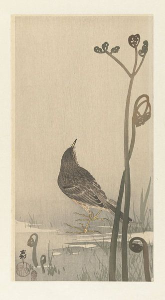 Pager at the waterside, Ohara Koson by Creative Masters Old Masters