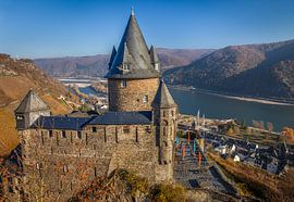 Burg Stahleck oberhalb von Bacherach im Mittelrheintal von Christian Müringer