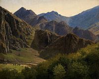Berge bei Altenahr, Johann Wilhelm Schirmer