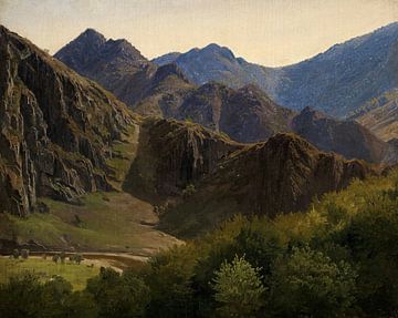 Berge bei Altenahr, Johann Wilhelm Schirmer