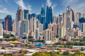 Die Skyline von Panama City von Jan Schneckenhaus