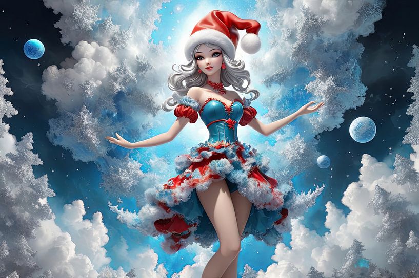 kerstman vrouwen van hisam colours