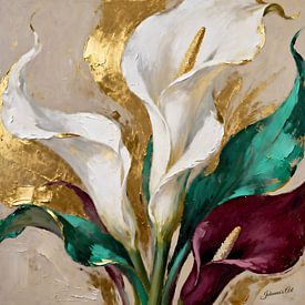 Callas in Quiet Gold von Johannas Art Creations