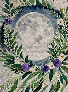 Boho Moon mit Girlande Nr.12 | The Bohemian Vintage Collection