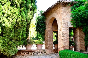 The gardens of Alhambra. by Arie Slotemaker