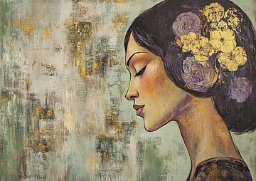 Woman Earth tones by Art Whims