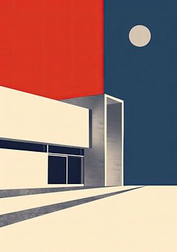 Bauhaus poster art print by Niklas Maximilian