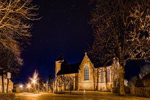 Raamsdonk dans le noir : l'église de Lambertus