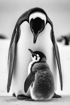 Emperor penguin by Uwe Merkel