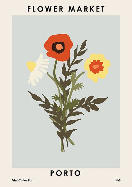 Marché aux fleurs de Porto par NKTN 