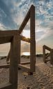 houten constructie met zonsondergang van ChrisWillemsen thumbnail