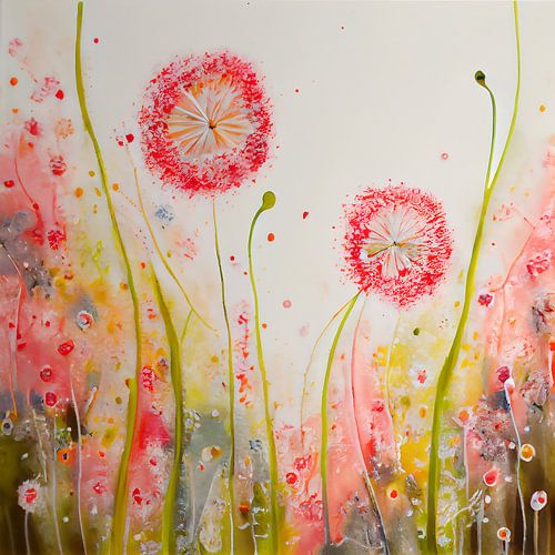 Blase Blume elegant Pastell