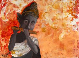 Flute player by Carmen Eisele