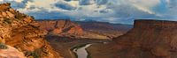 Panorama des tours Fisher, Utah par Henk Meijer Photography Aperçu